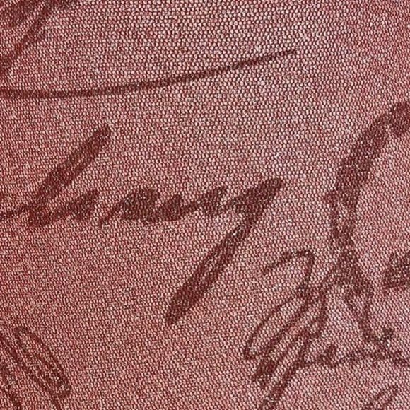 Shein Red Sheer Holiday Blouse Top - Picture 7 of 12